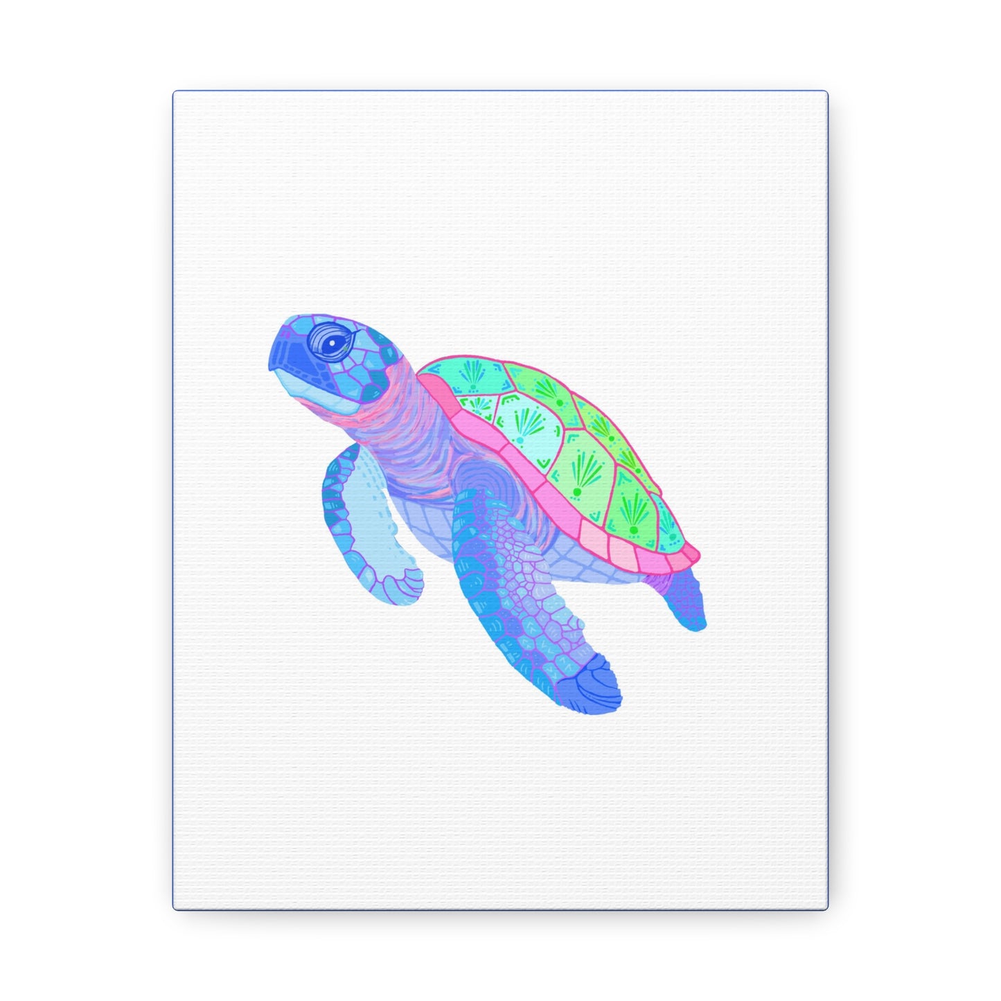 Sea Turtle Canvas Print, Southern Shores Series