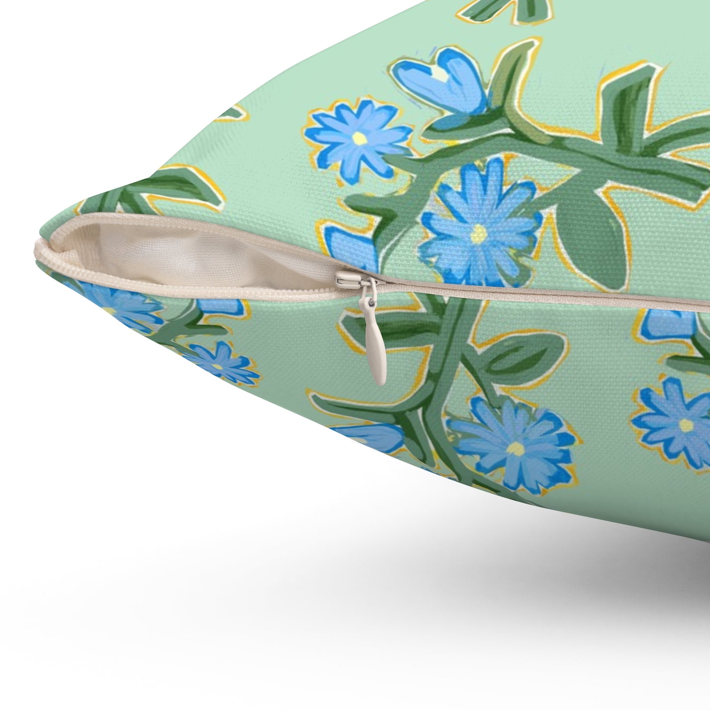 Daisy Bouquet Pillow - Green