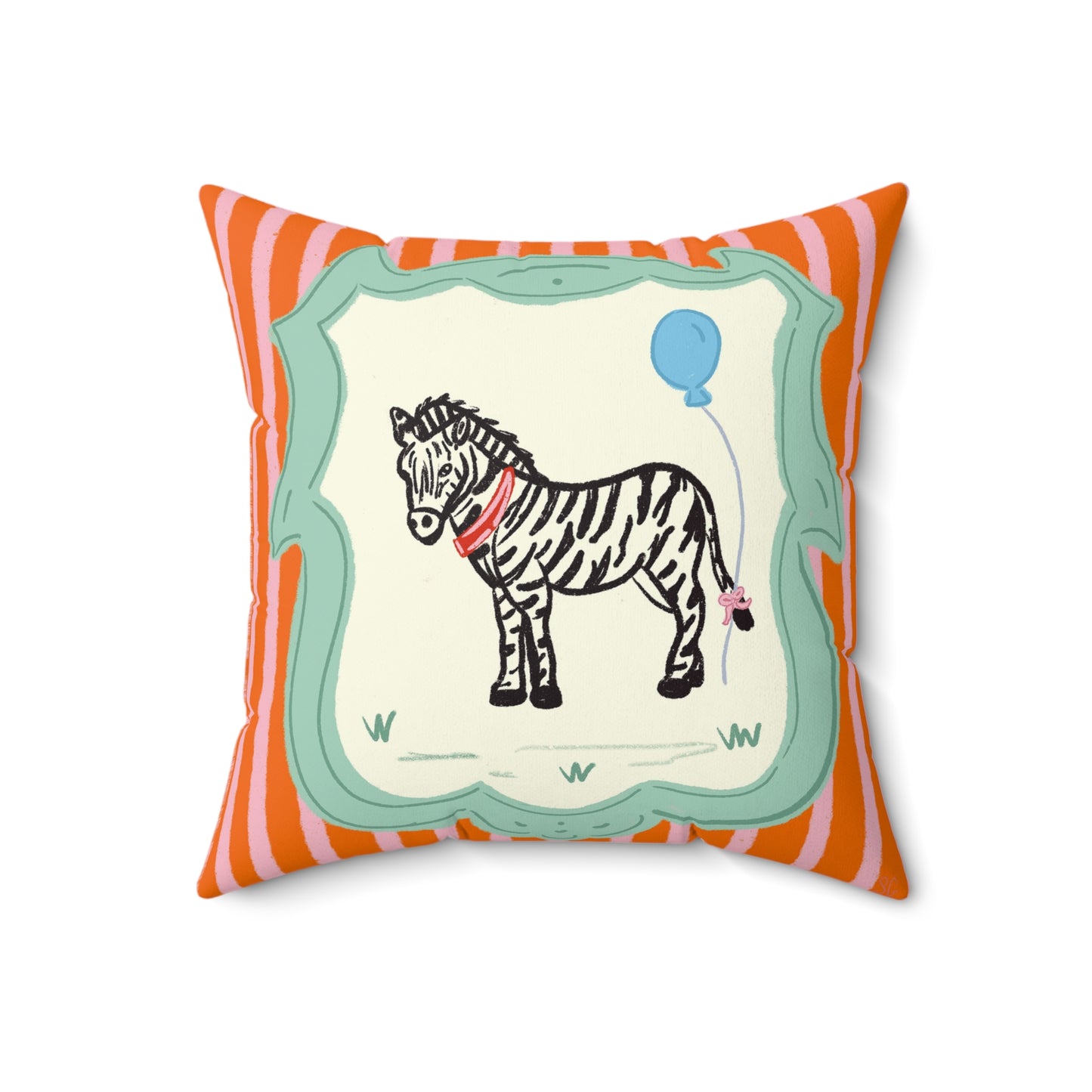 Fun Zebra Pillow, Animal Party Series