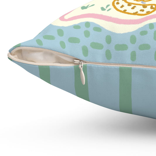 Whimsical Cheetah Pillow, Animal Party Series