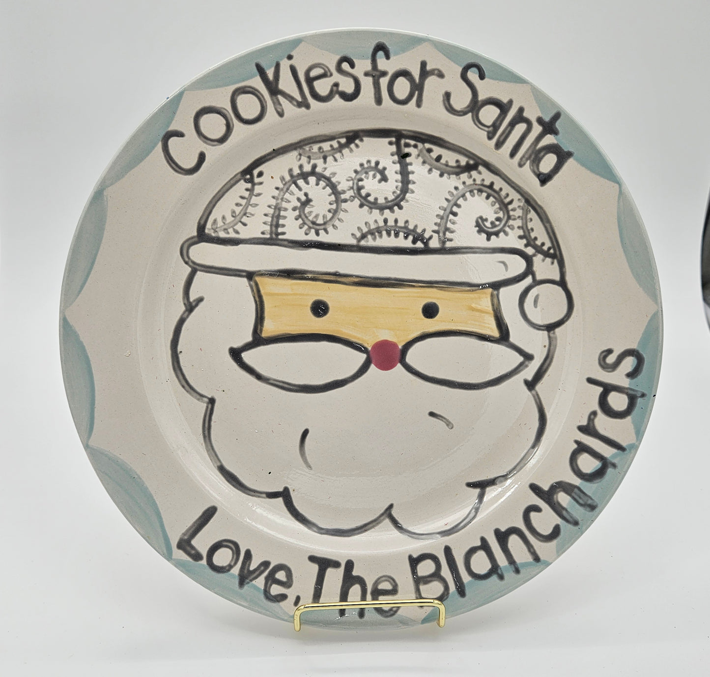Cookies for Santa Plate - Design 3