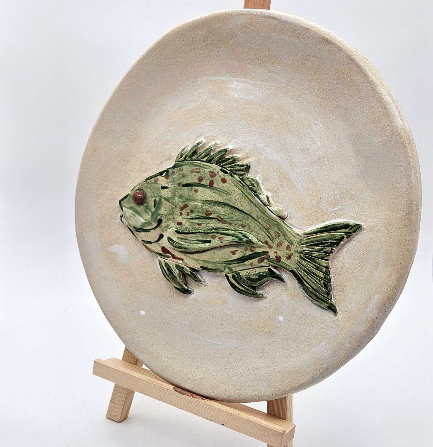 Bream Fish Serving Platter - Artisan Pottery
