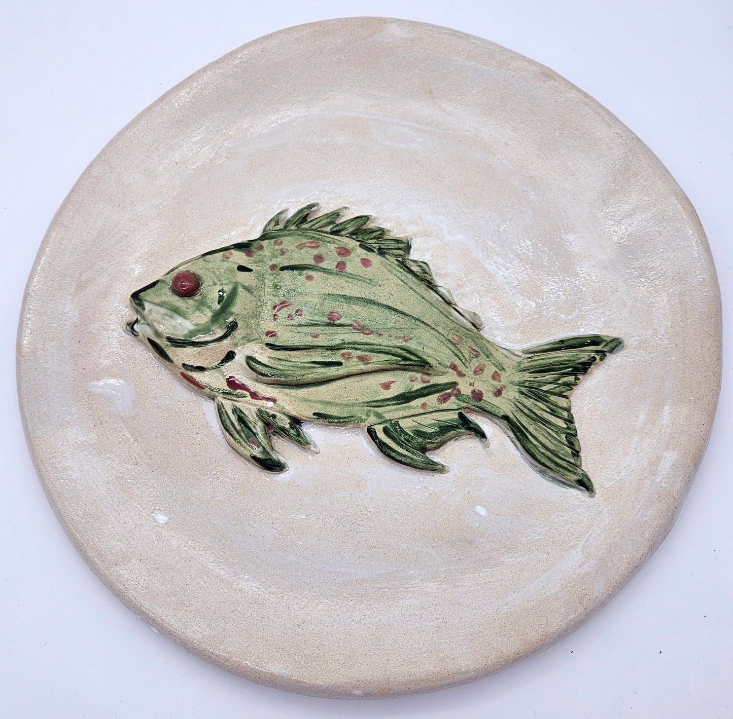 Bream Fish Serving Platter - Artisan Pottery