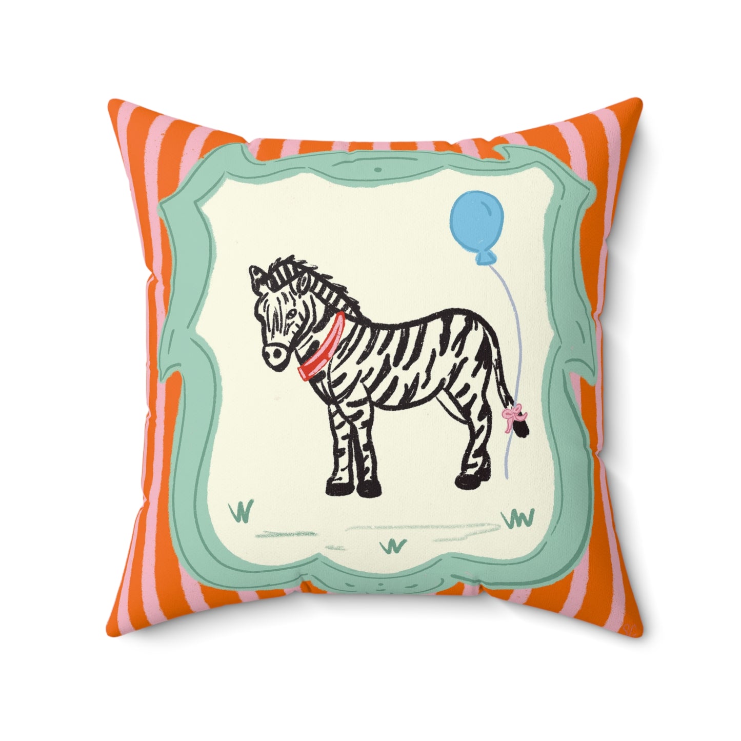 Fun Zebra Pillow, Animal Party Series