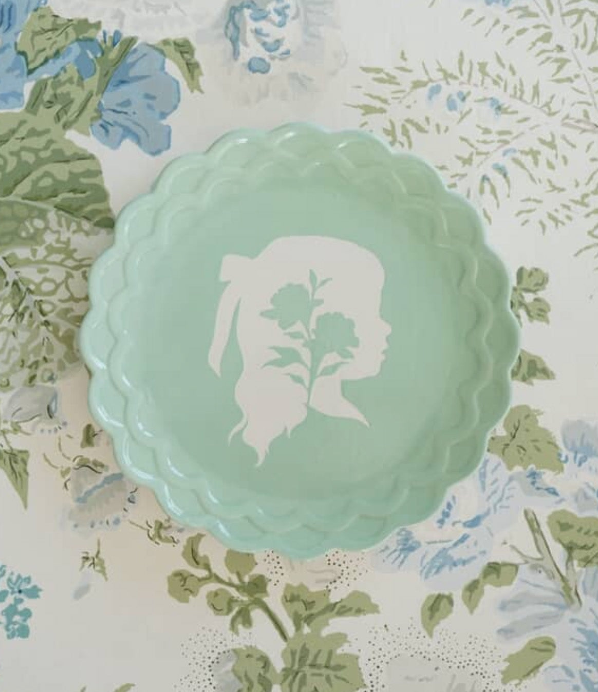 White Silhouette on Color Plate - MB Collaboration