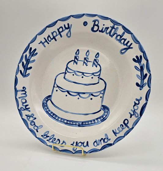 Birthday Plate - Classic Cake Design