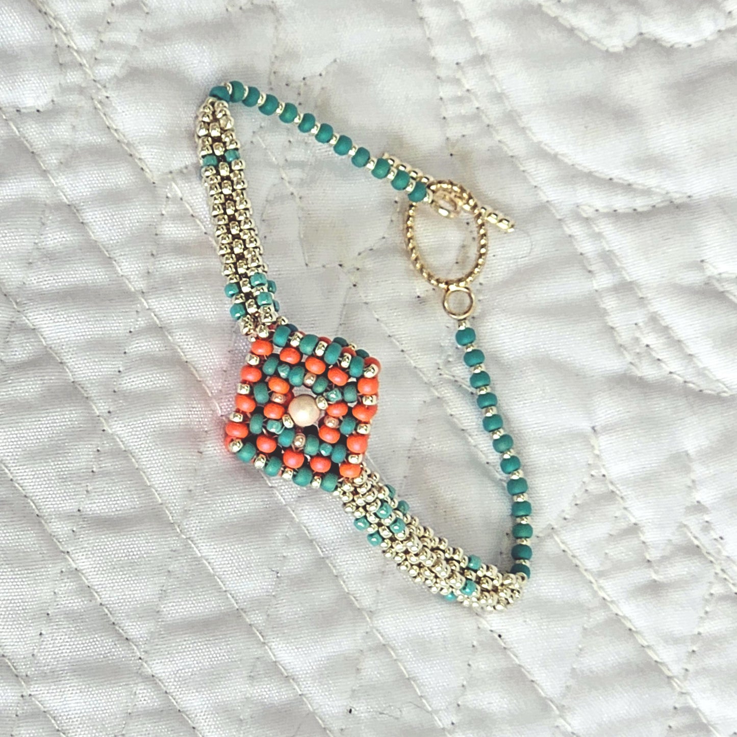 Southwest Colors Beaded Bracelet
