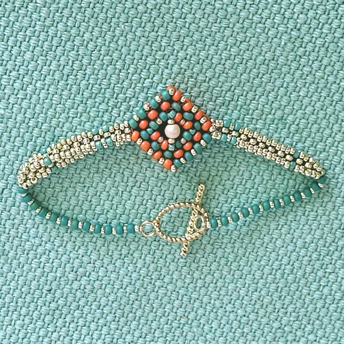 Southwest Colors Beaded Bracelet