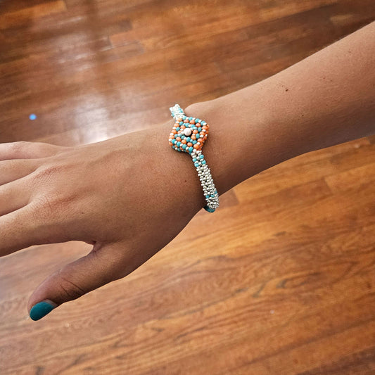 Southwest Colors Beaded Bracelet