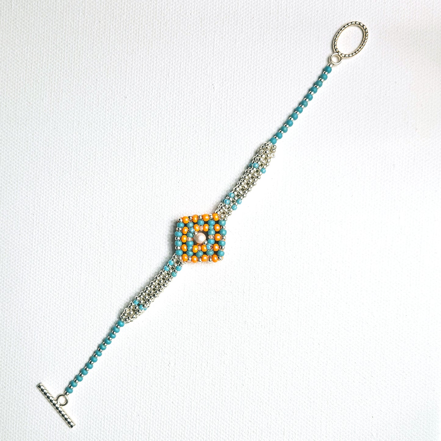Southwest Colors Beaded Bracelet