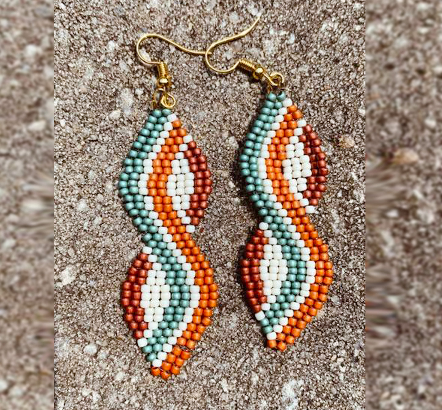 Autumn Swirl Earrings by Georgia Lee