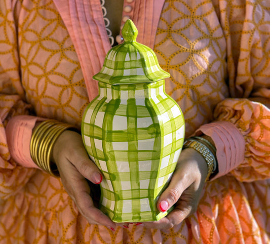 Ginger Jar Gingham - 12"