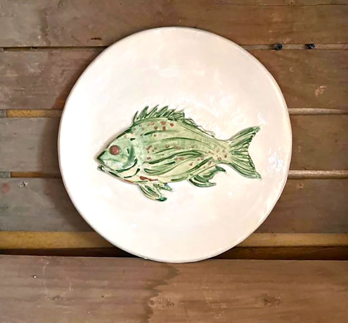 Bream Fish Serving Platter - Artisan Pottery