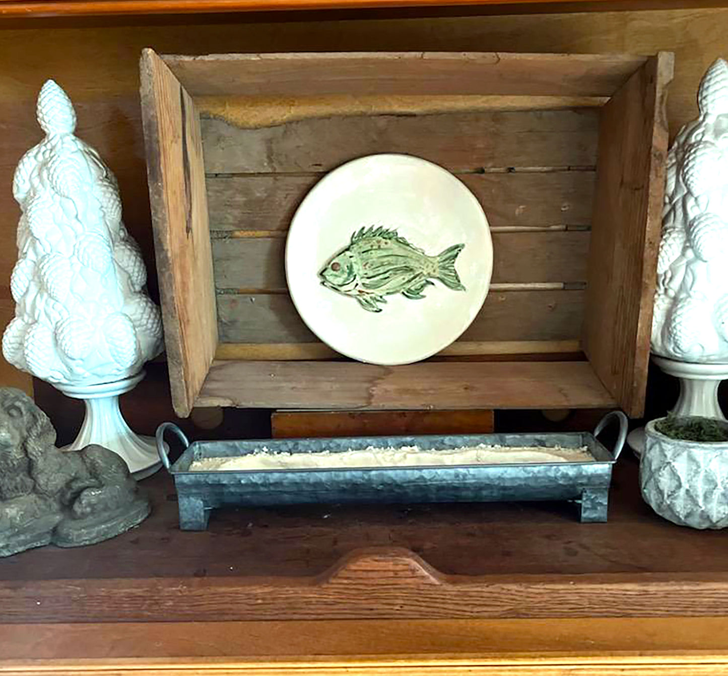 Bream Fish Serving Platter - Artisan Pottery