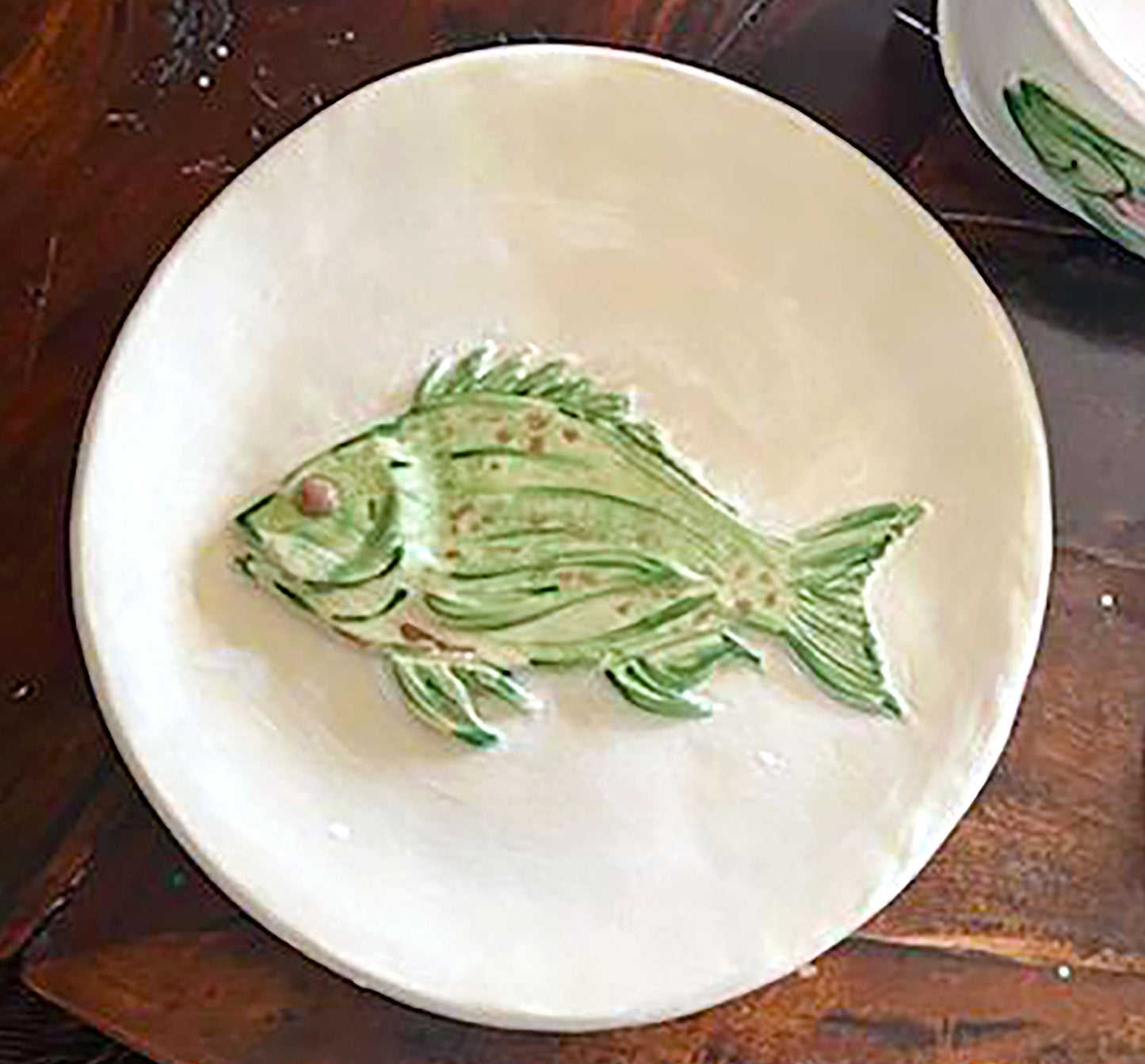 Bream Fish Serving Platter - Artisan Pottery
