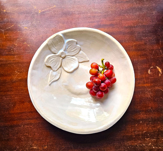 Dogwood Days Bowl 10" - Artisan Pottery