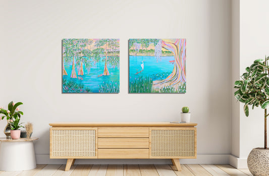 Cypress Sunrise I - Original Painting