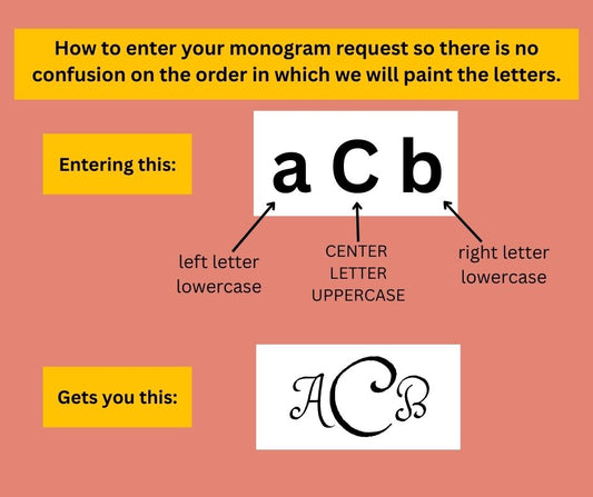 Monogrammed Tea Pitcher