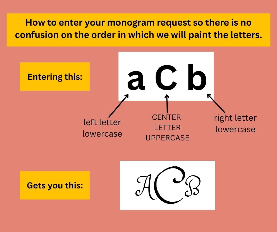 Monogrammed Ice Bucket or Vase