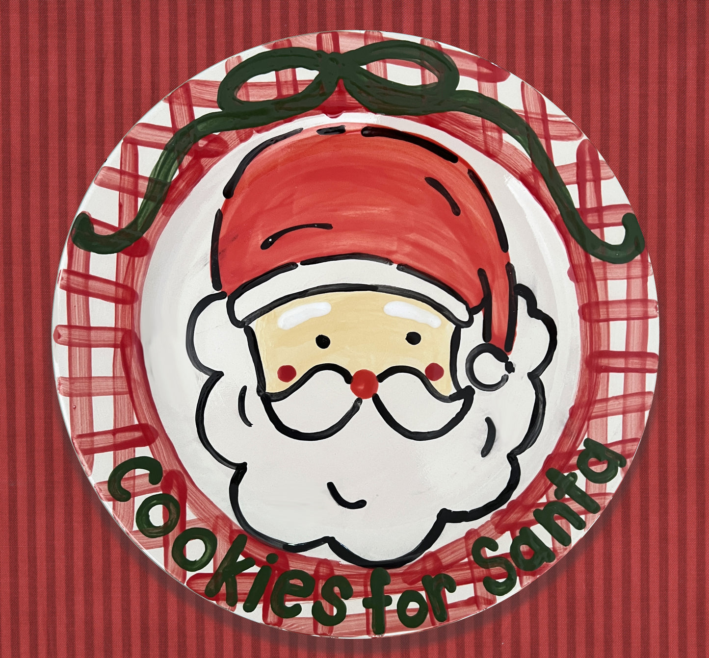 Cookies for Santa Plate - Design 2