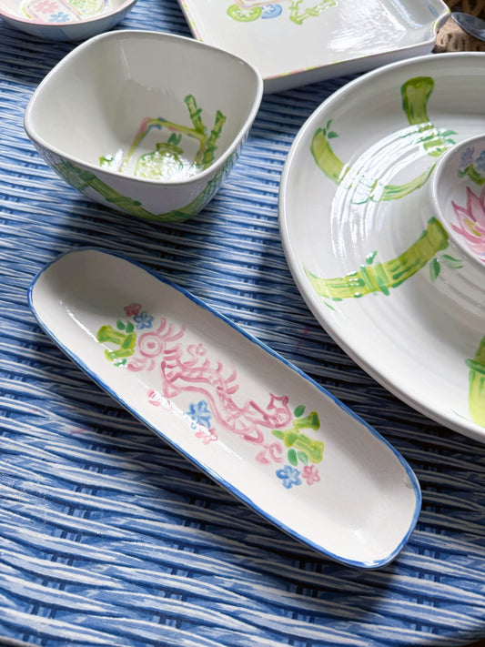 Mahjong Themed Cracker Tray