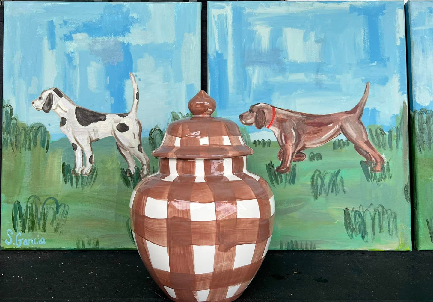 Ginger Jar Gingham - 12"