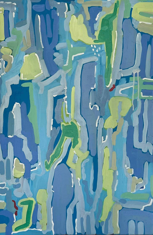 By the Pond - Original Painting