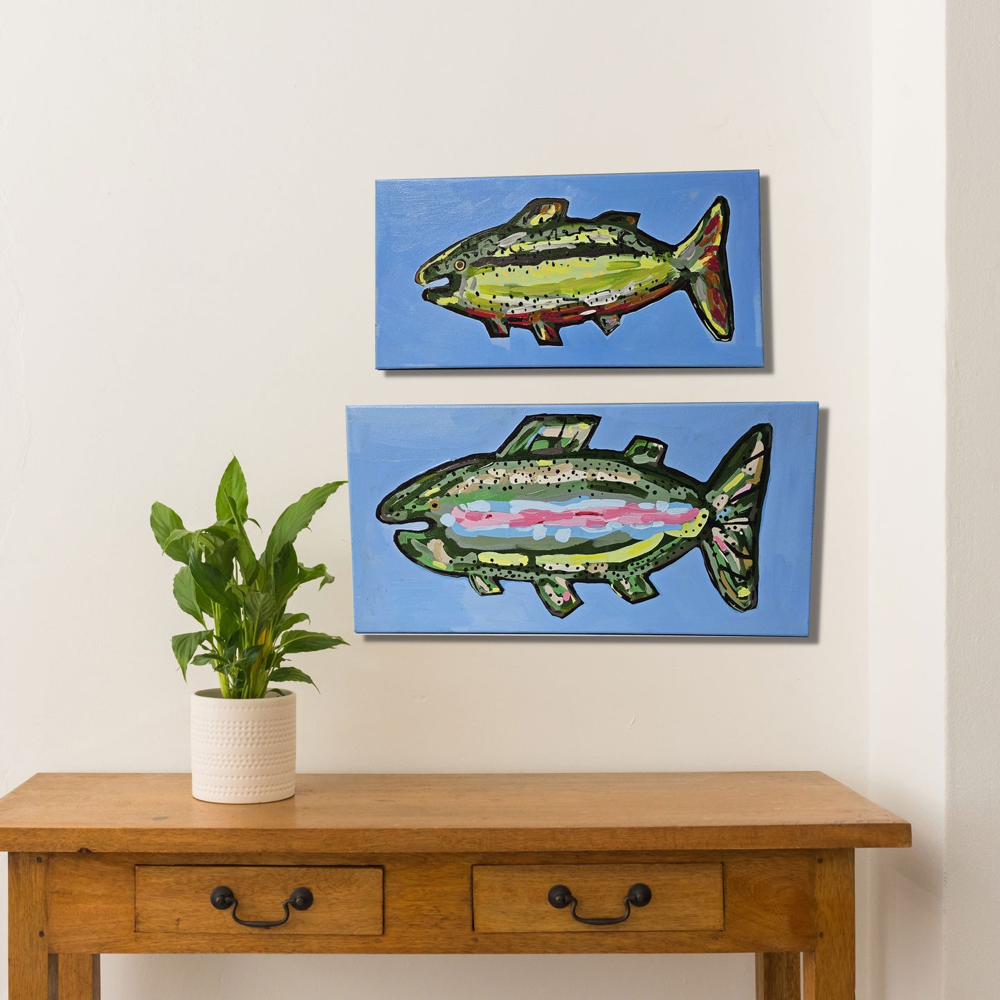 Fresh Fish - Pair of Original Painting