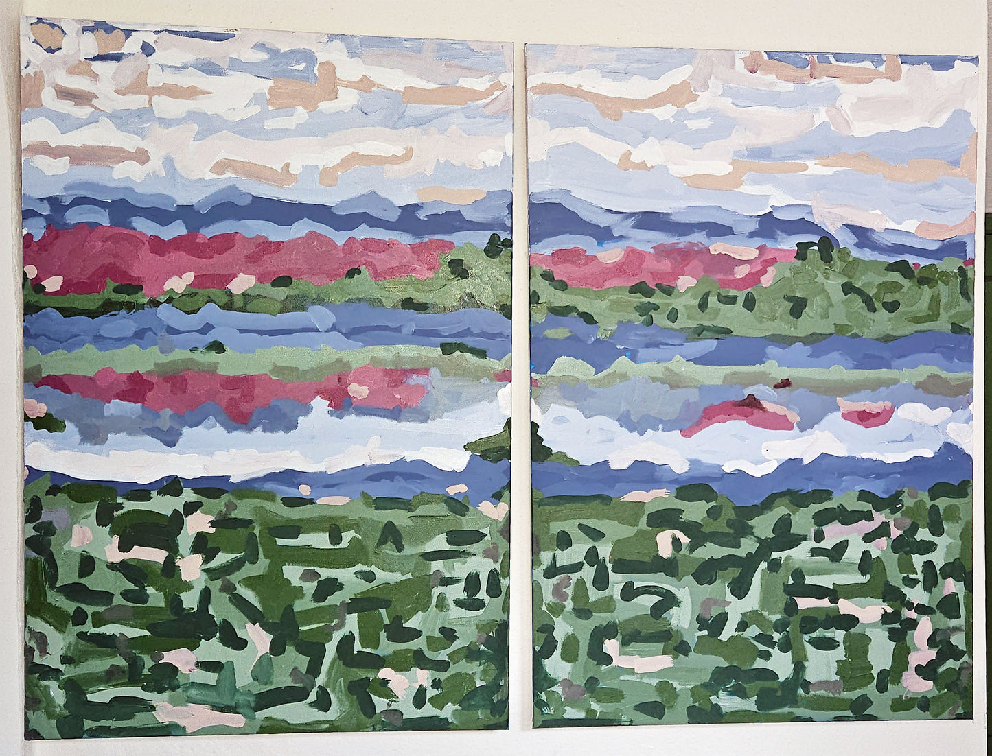 Landscape in Cranberry - Original Painting