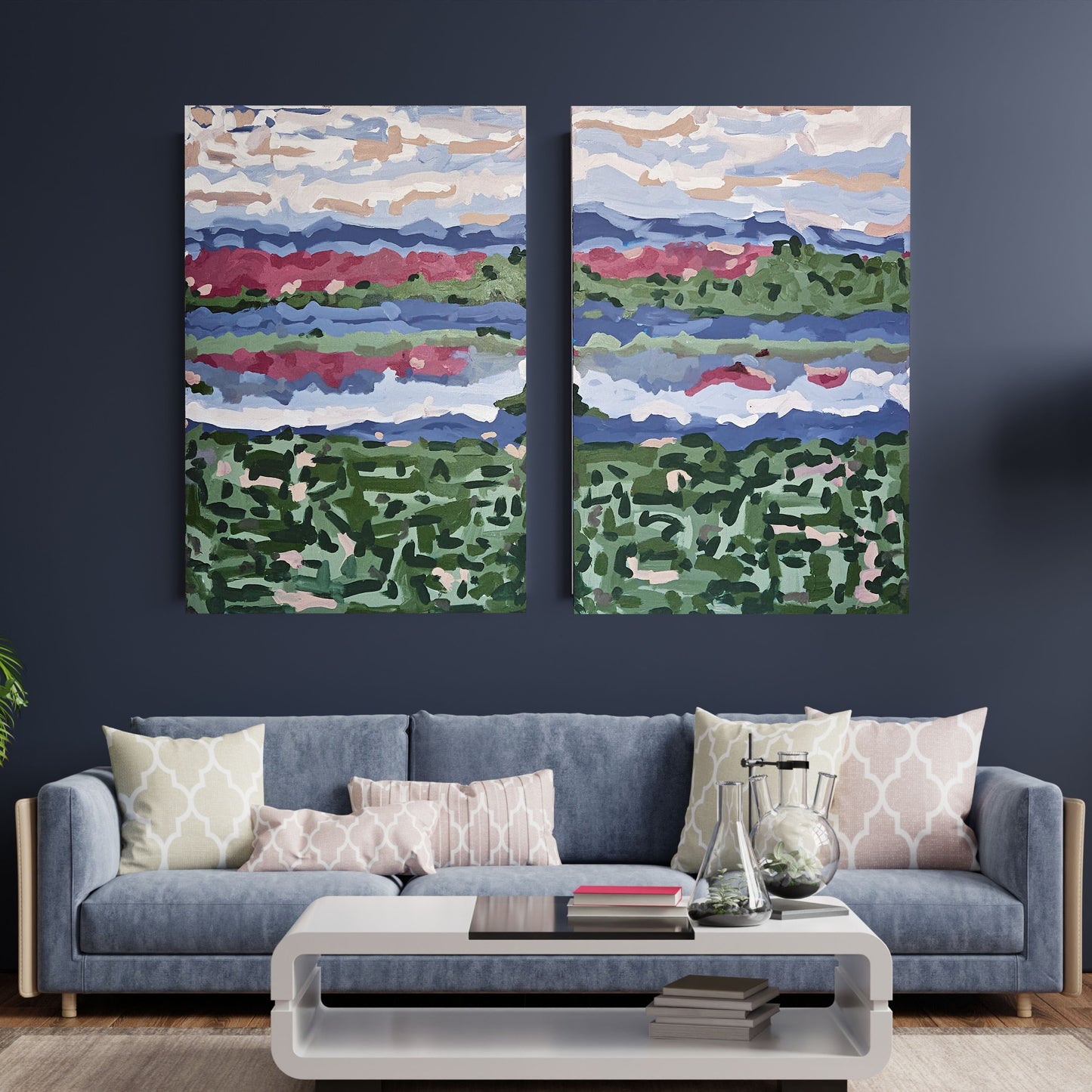 Landscape in Cranberry - Original Painting