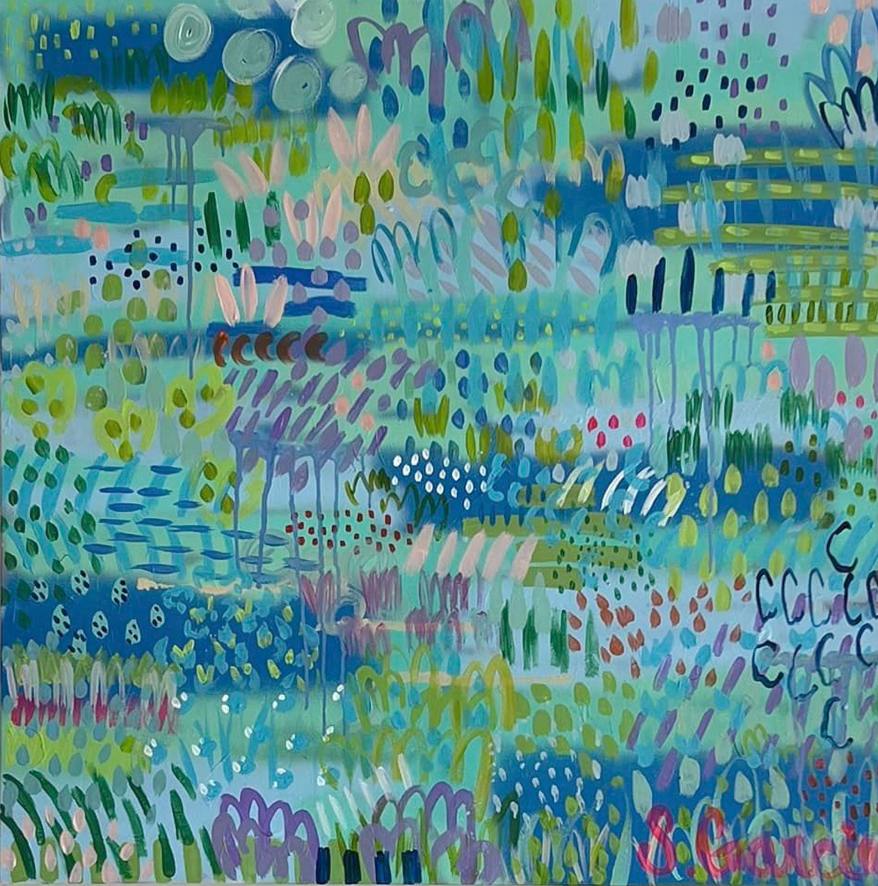 Gloria's Garden - Original Painting