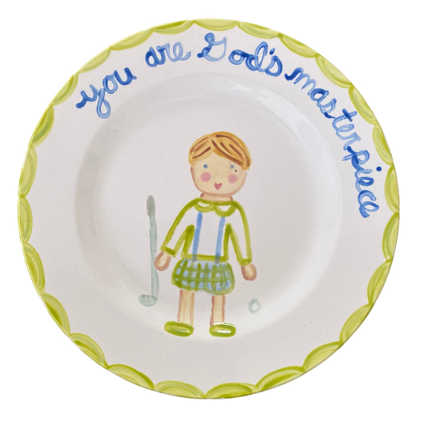 Everyday Plate Portrait Golfer