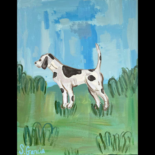 Spotted Pointer - Original Painting