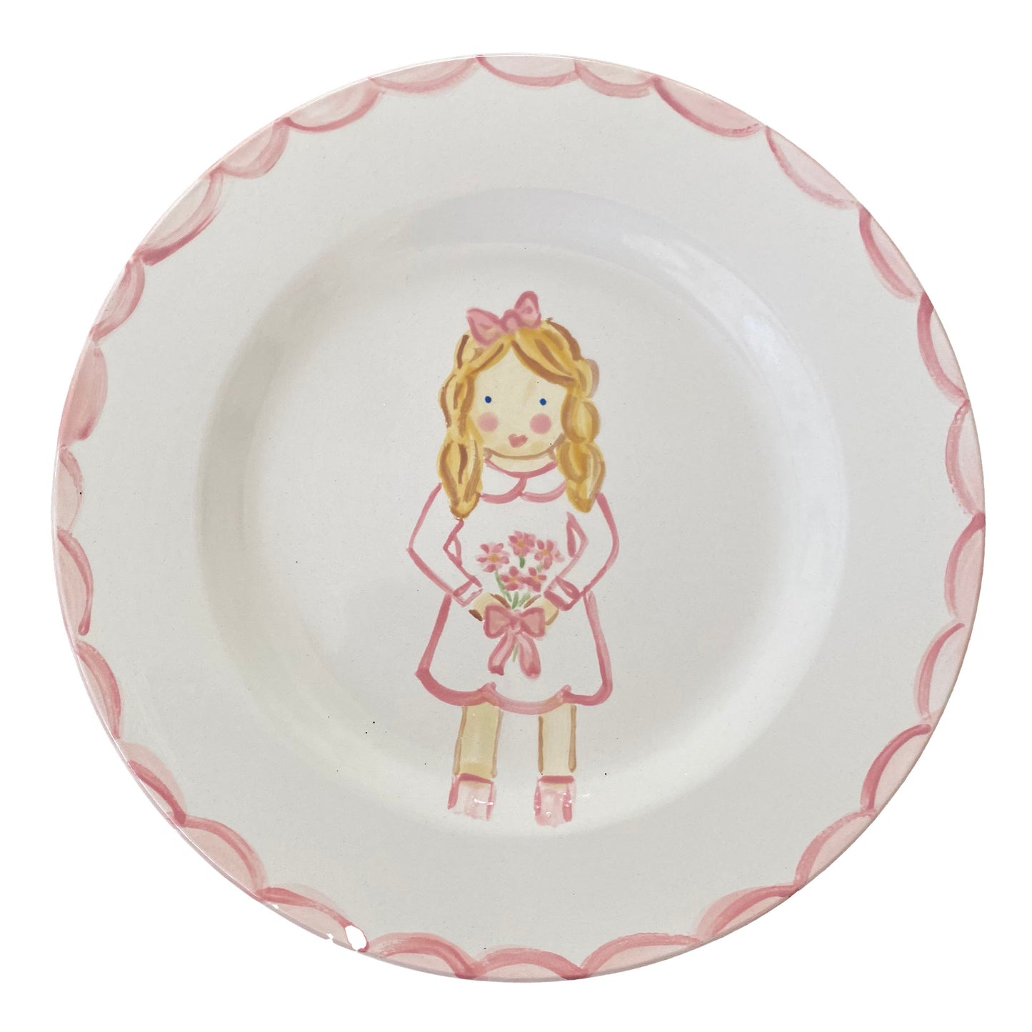 Everyday Plate Portrait with Flowers