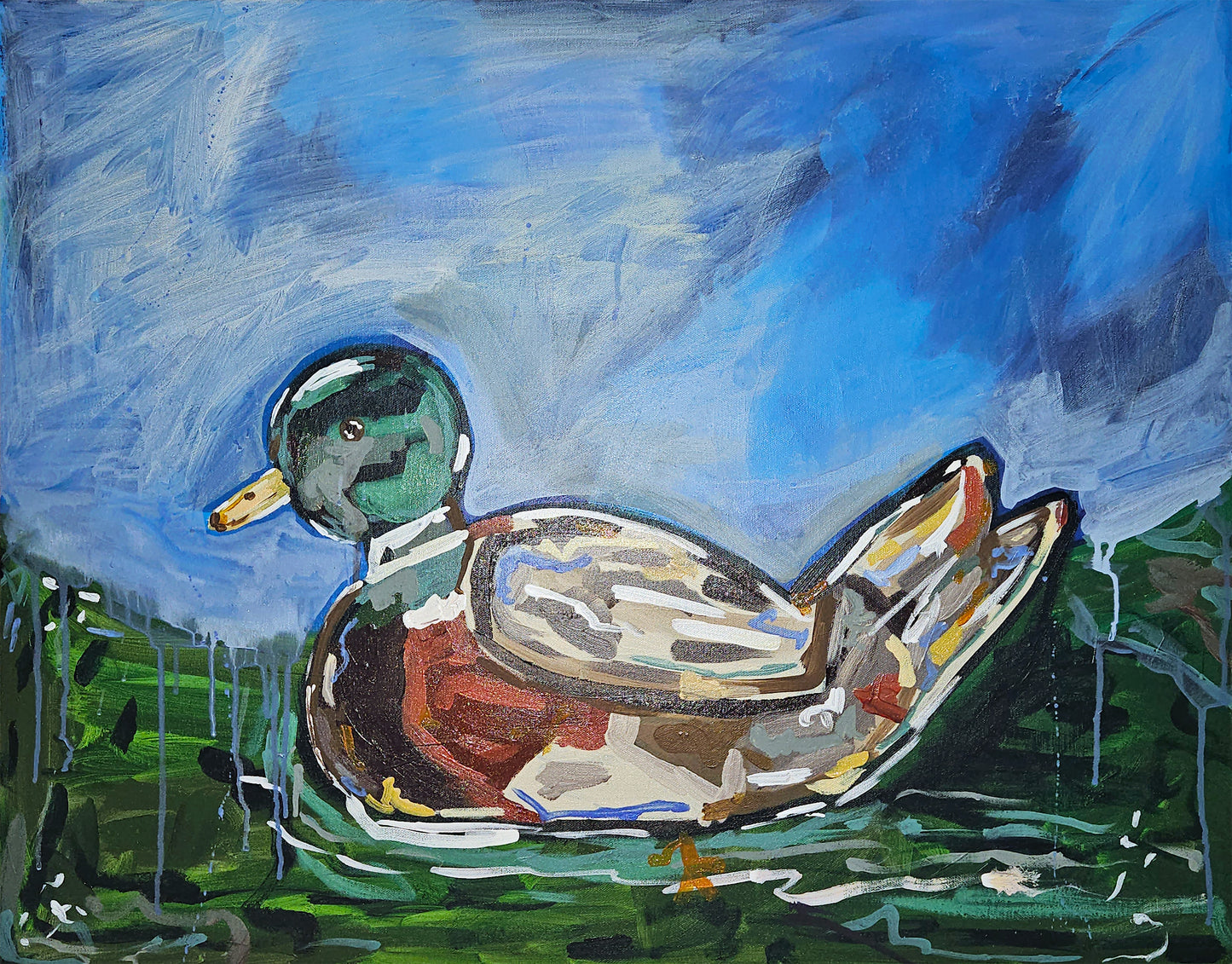 Mallard Blues - Original Painting