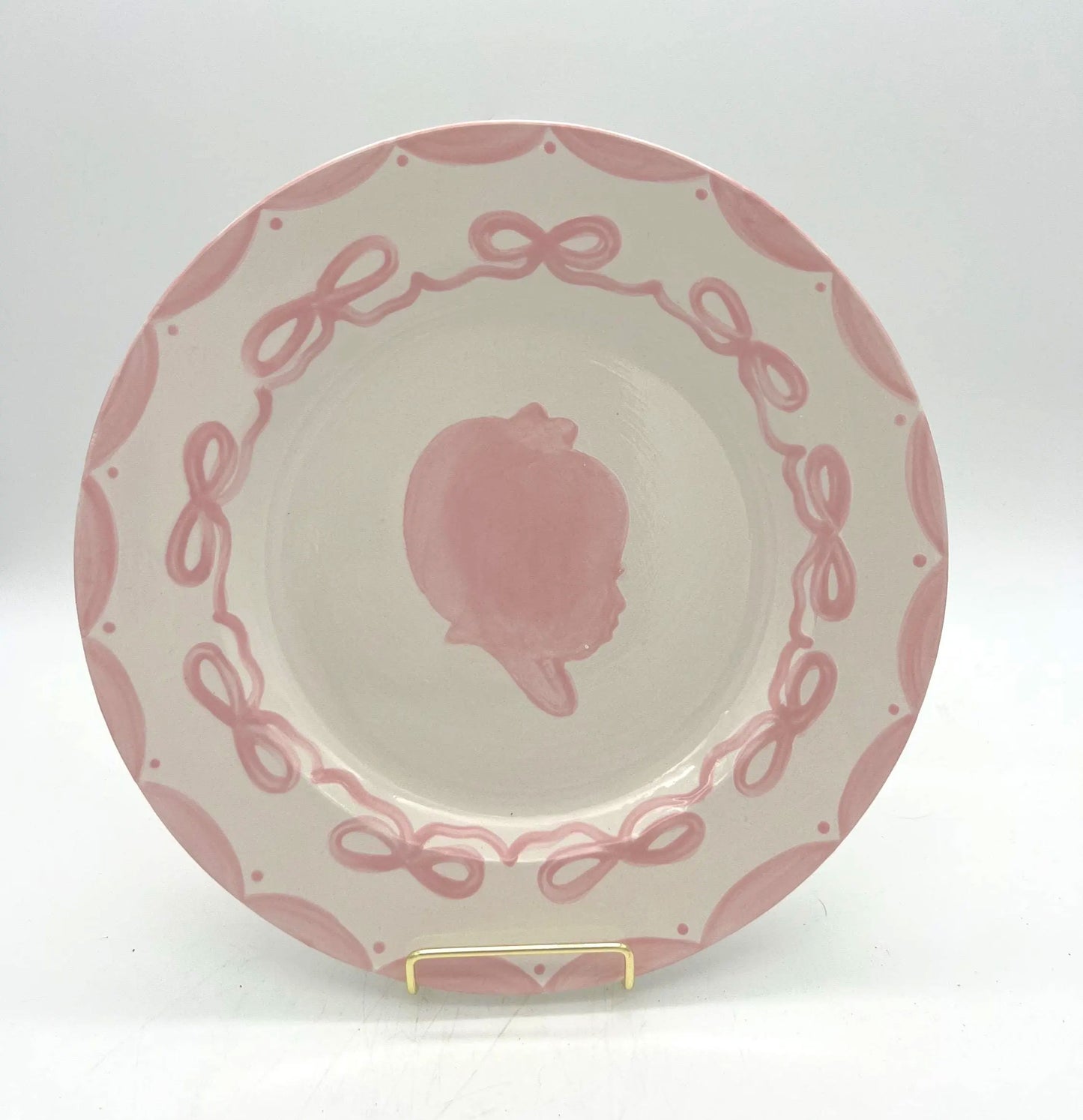 The Original Silhouette Plate - Ballerina Bows Print