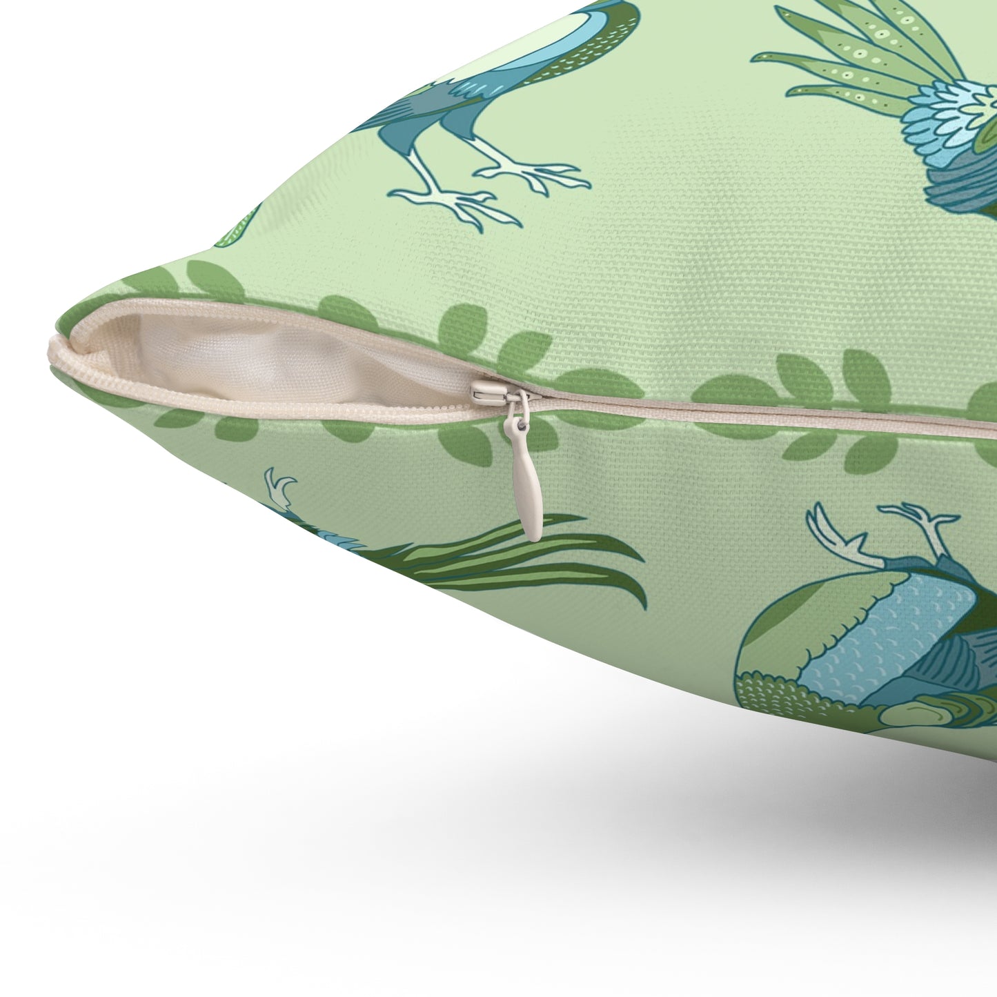 Pheasant Strut Pillow - Green