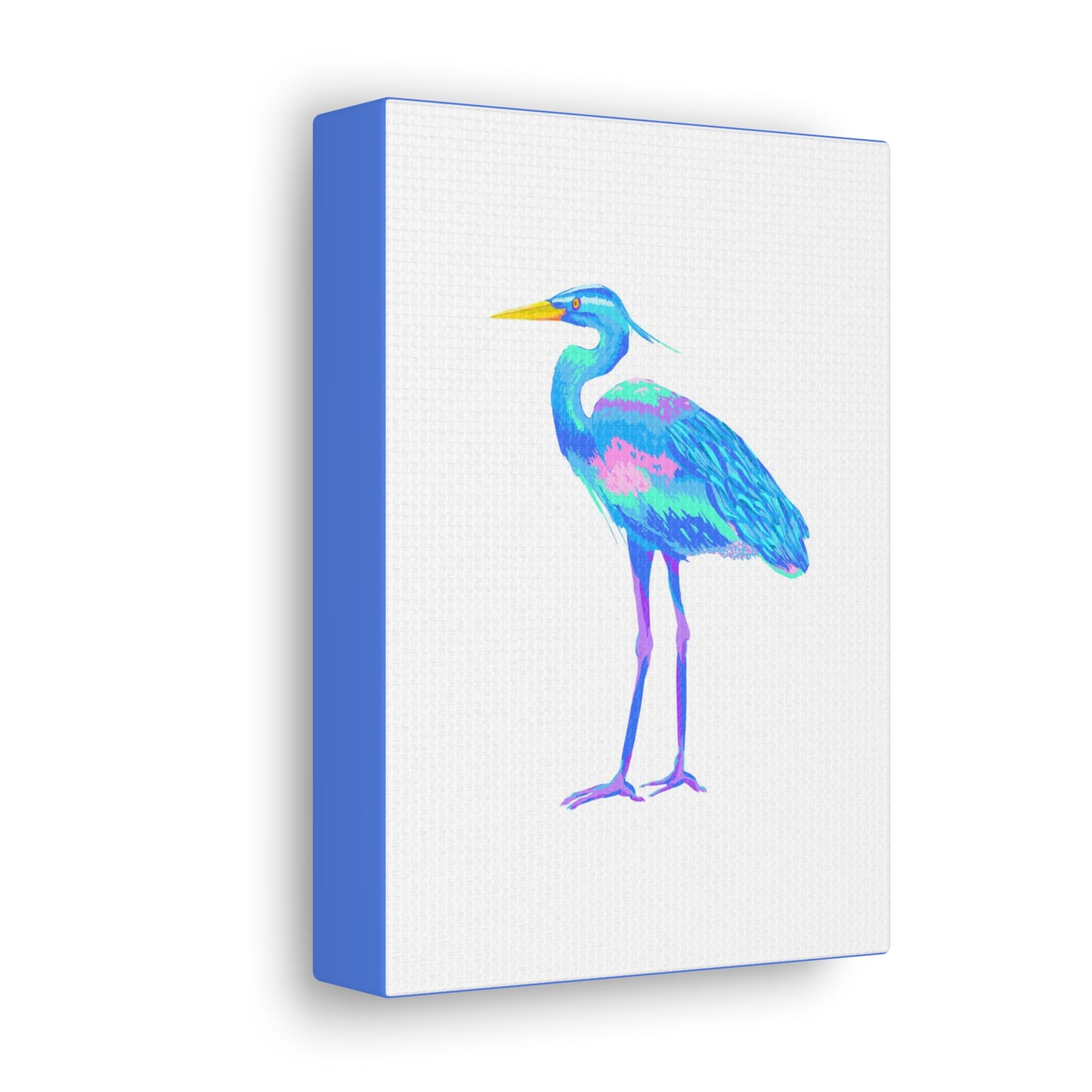 Blue Heron Canvas Print, Southern Shores Series