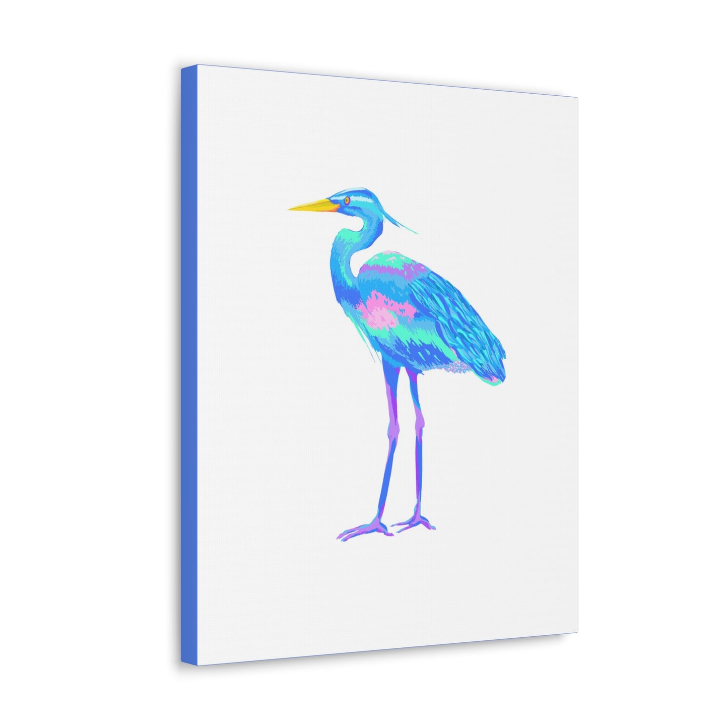 Blue Heron Canvas Print, Southern Shores Series