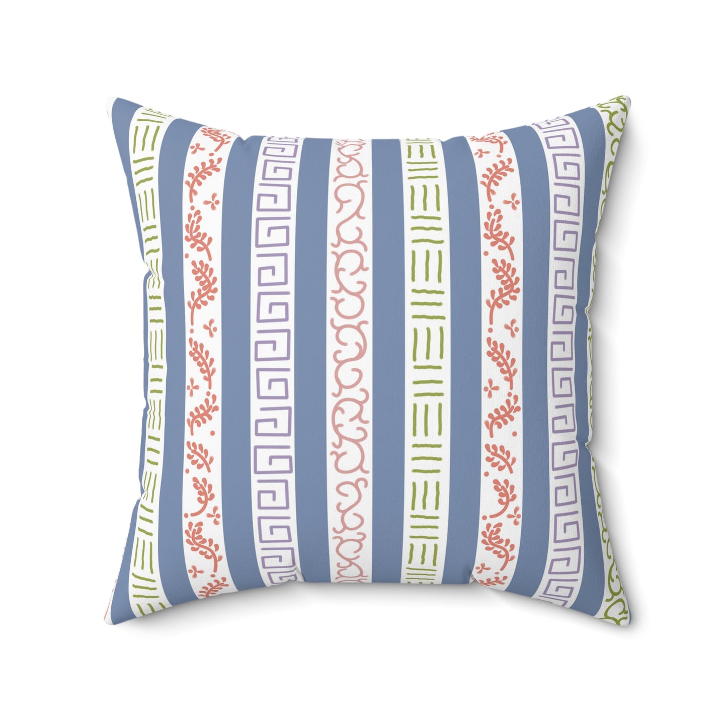 Legacy Lane Striped Throw Pillow - White