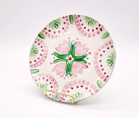 Hand Painted Dinnerware Series - Time for Tulips Design