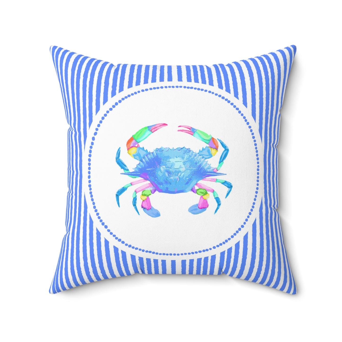 Blue Crab Pillow, Southern Shores Series