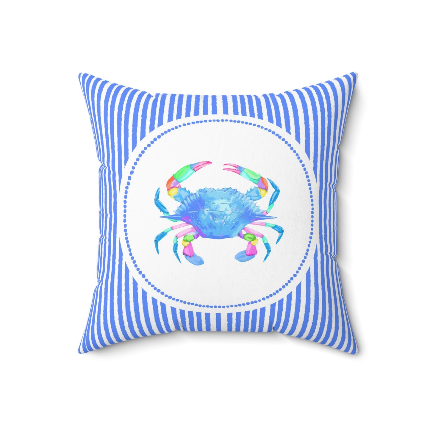 Blue Crab Pillow, Southern Shores Series