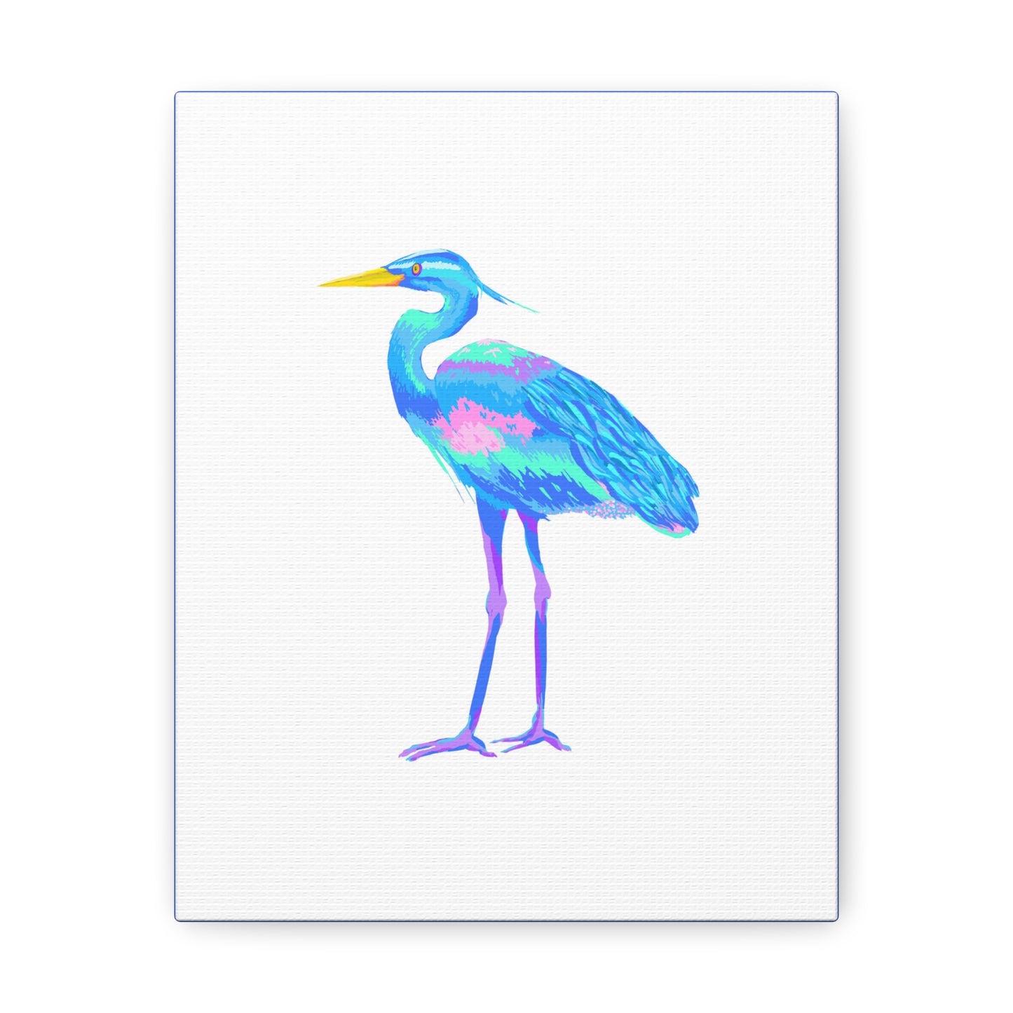 Blue Heron Canvas Print, Southern Shores Series