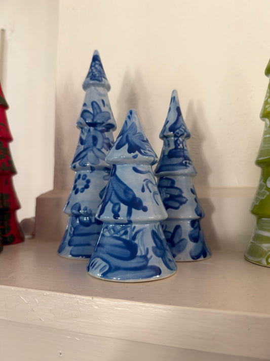 Christmas Trees Set of 3- Lotus Garden