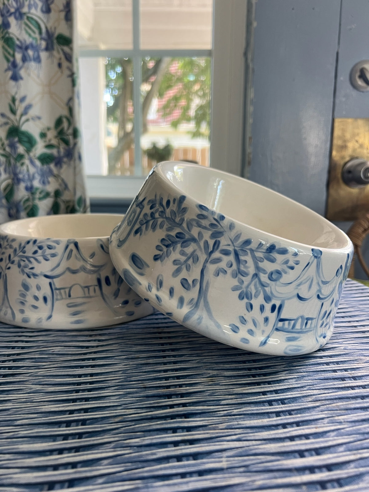 Chinoiserie Pet Bowl Set