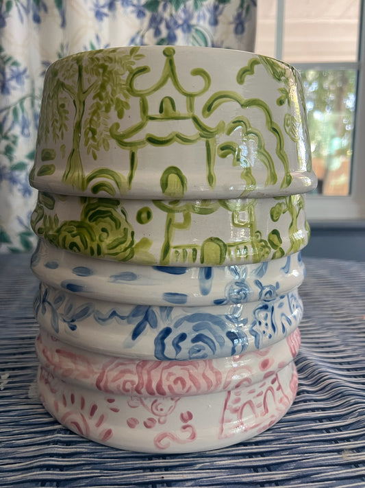 Chinoiserie Pet Bowl Set