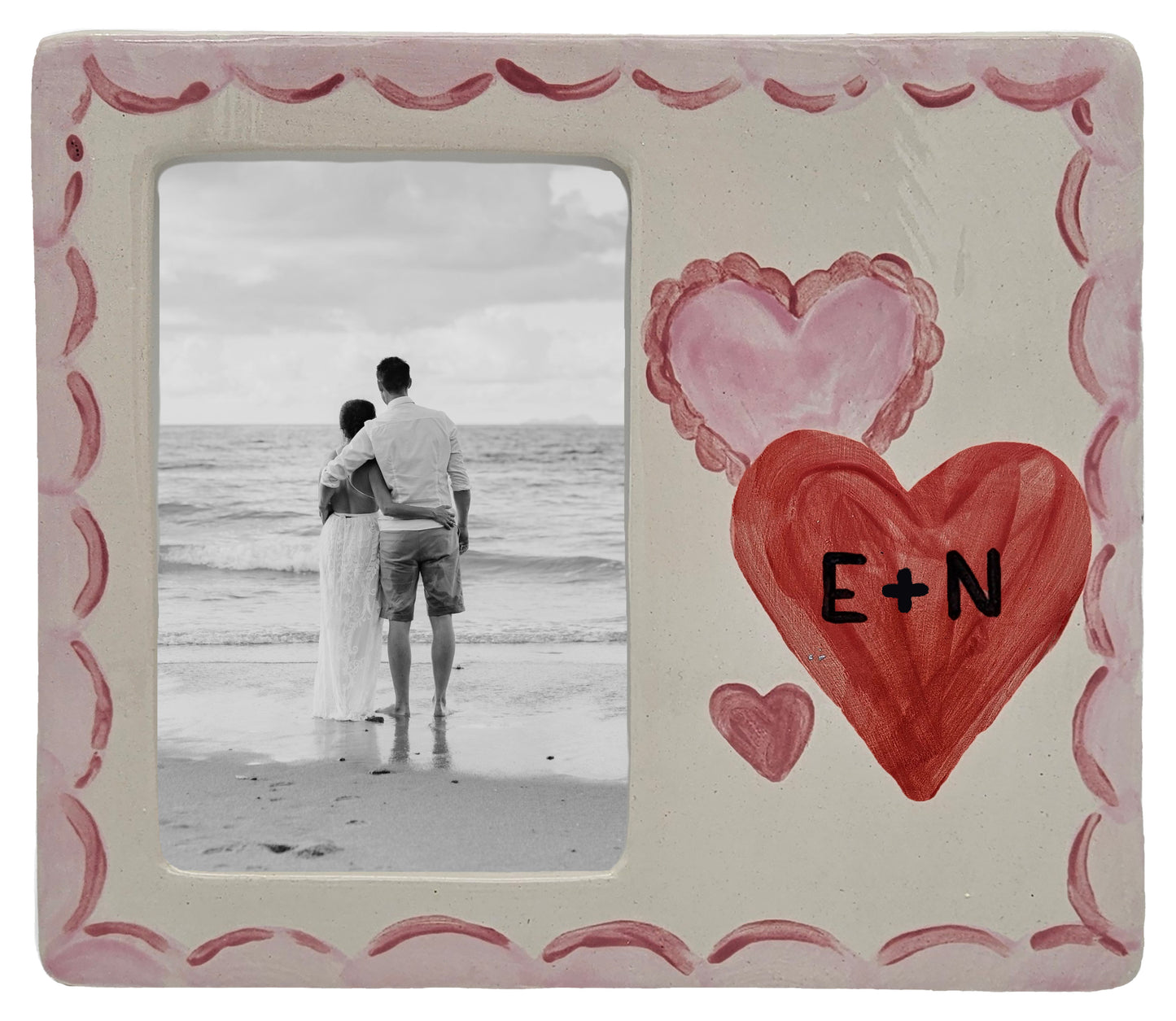 Valentine Hearts Message Frame - Personalized Valentine