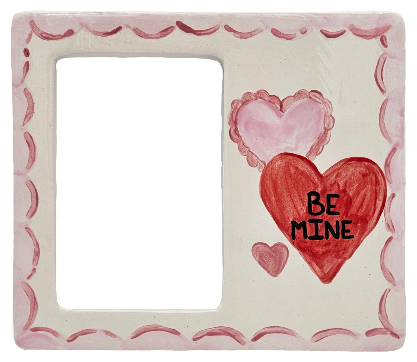 Valentine Hearts Message Frame - Personalized Valentine