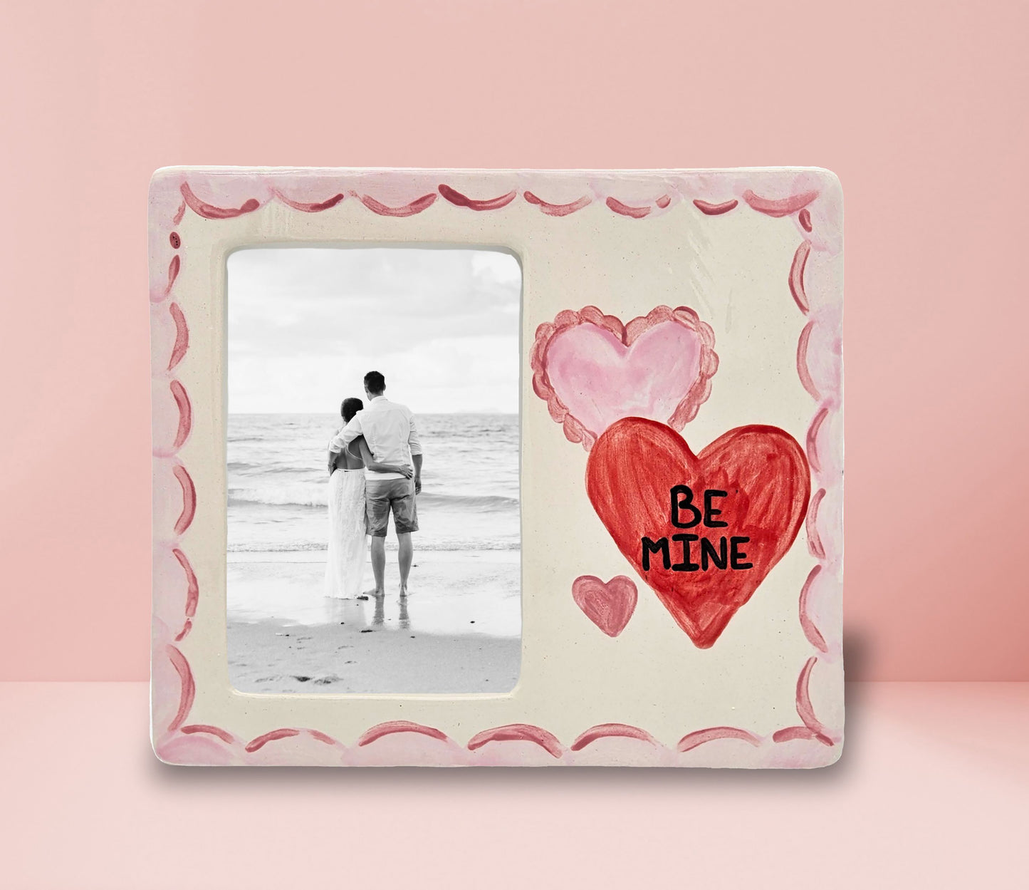 Valentine Hearts Message Frame - Personalized Valentine